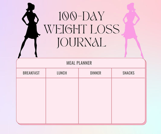 100-Day Weight Loss Digital Journal Planner